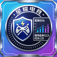 电竞战队资料包图标 - 战队徽章与数据图表