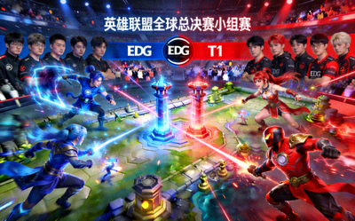 英雄联盟全球总决赛小组赛 - 战队对战画面